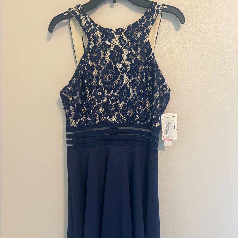 Navy Blue Short Dress